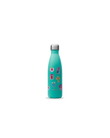 QWETCH-Bouteille Nomade Isotherme 500ml ARMOR Vert