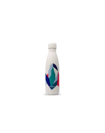 QWETCH-Bouteille Nomade Isotherme 500ml ALTITUDE Mastic