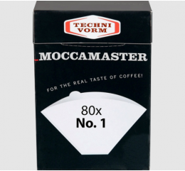 Moccamaster - Pack de 80 Filtres N°1 - CUP One