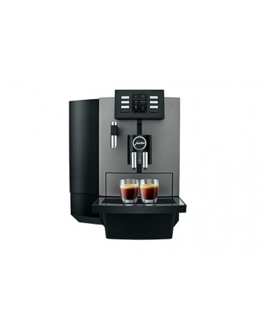 Jura - Machine Professionnelle - X6 Dark Inox+ extension Réservoir Grain