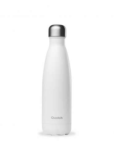 QWETCH - Bouteille Nomade Isotherme Blanc Mat 500ml