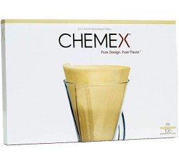 Chemex - Boîte de 100 Filtres Naturels - 1 à 3 tasses
